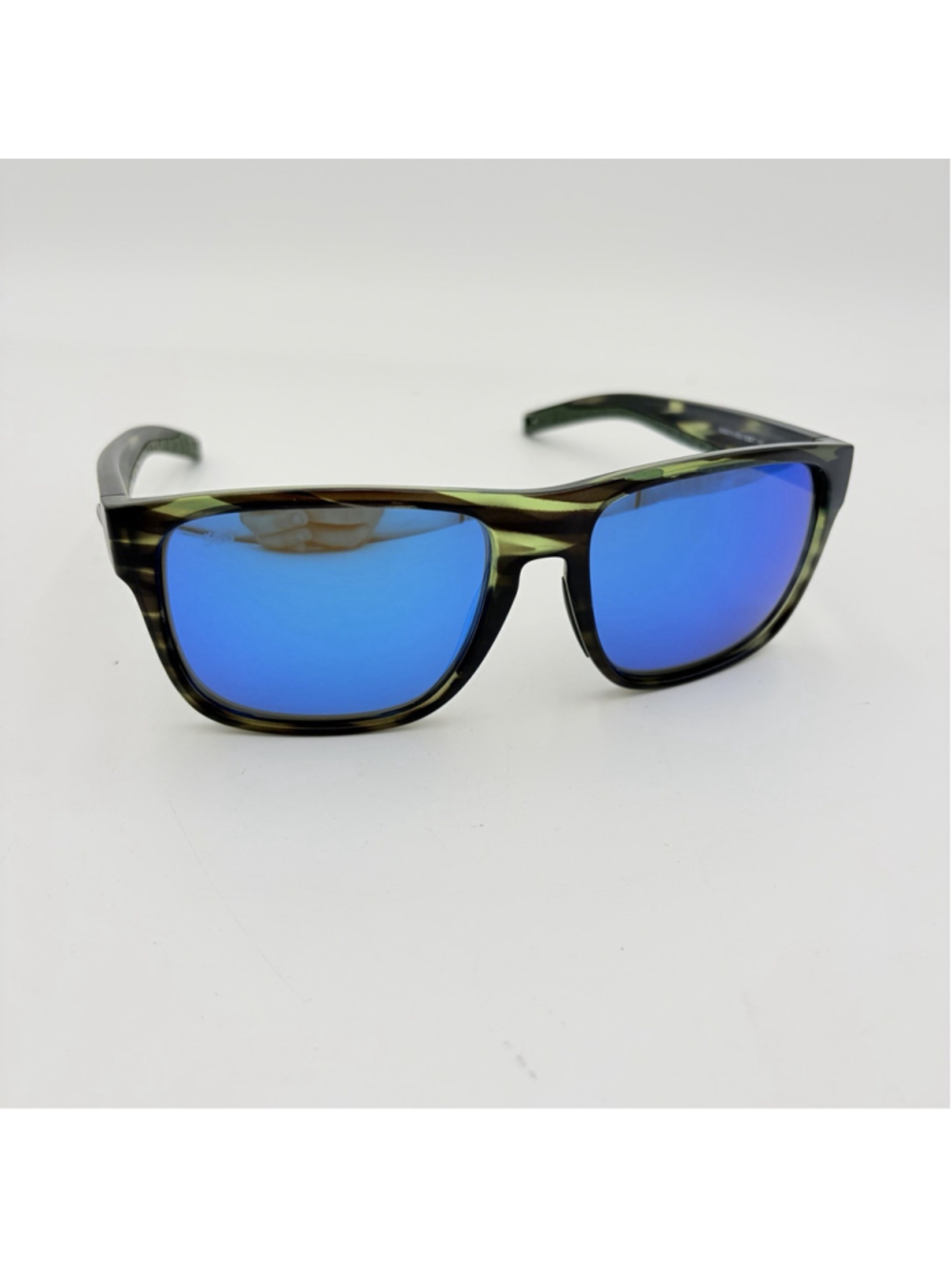 COSTA Spearo XL Sunglasses 6S9013 59-17-140 Green Camo Blue Mirror Lens